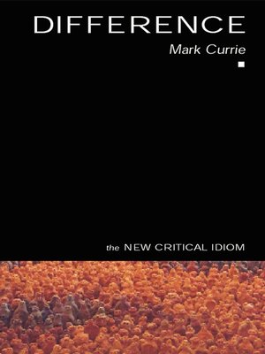 cover image of Difference